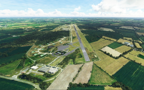 Schwesing-Husum (EDXJ)- 2 versions: Current Public Airfield and Revival of former Airforce Base