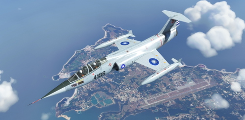 Sim Skunk works Aircraft TF-104G, ROCAF Taiwan 4186  [MSFS2020]