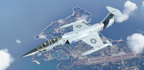Sim Skunk works Aircraft TF-104G, ROCAF Taiwan 4253  [MSFS2020]