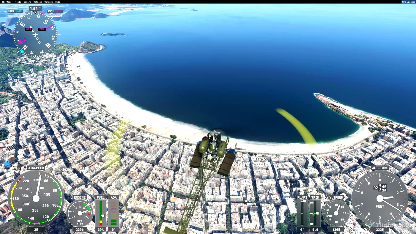 Rio De janeiro Copacabana beach for Microsoft Flight Simulator MSFS Rio De janeiro Copacabana beach for Microsoft Flight Simulator MSFS