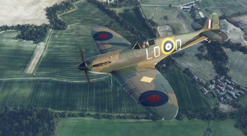 Spitfire Mk.1A 602 Squadron L1004 LO-Q