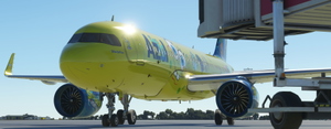 [A32NX] SpongeBob Azul Eco livery (PT-BOB) A320NX [8K]  thumbnail 1
