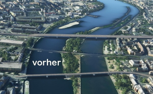 Staustufe und Moselbrücken Koblenz thumbnail 1