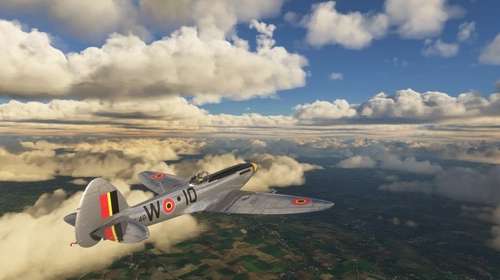 Supermarine Seafire Mk.47 Belgian Air Force IQ-W