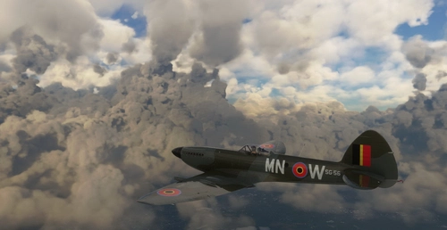 Supermarine Seafire Mk.47 Belgian Air Force MN-W