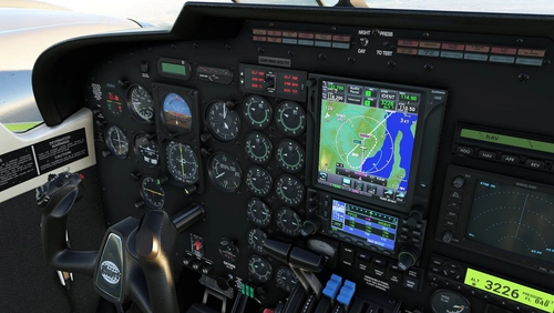 TDS GTNXi screen integration for Carenado Seneca V