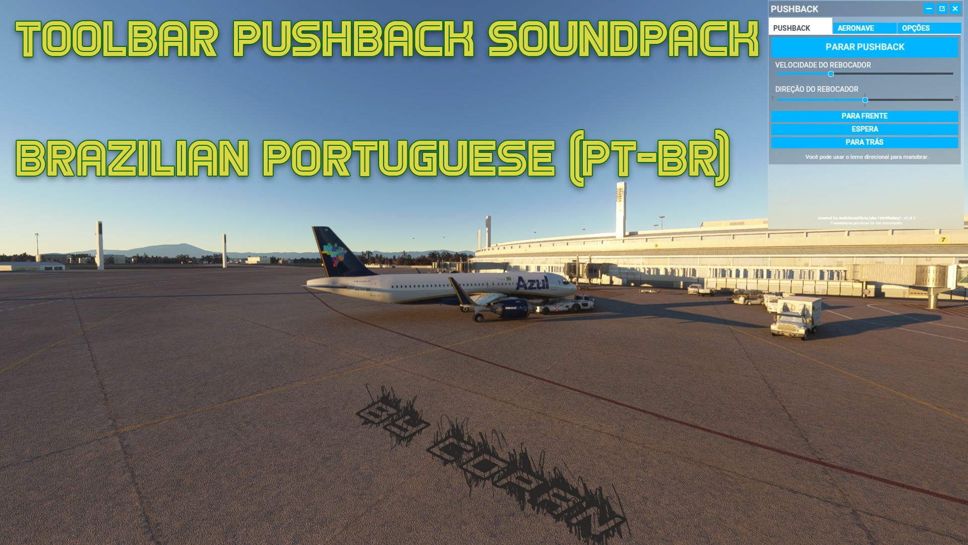 Toolbar Pushback Soundpack for Brazilian Portuguese (pt-BR) - Image 1