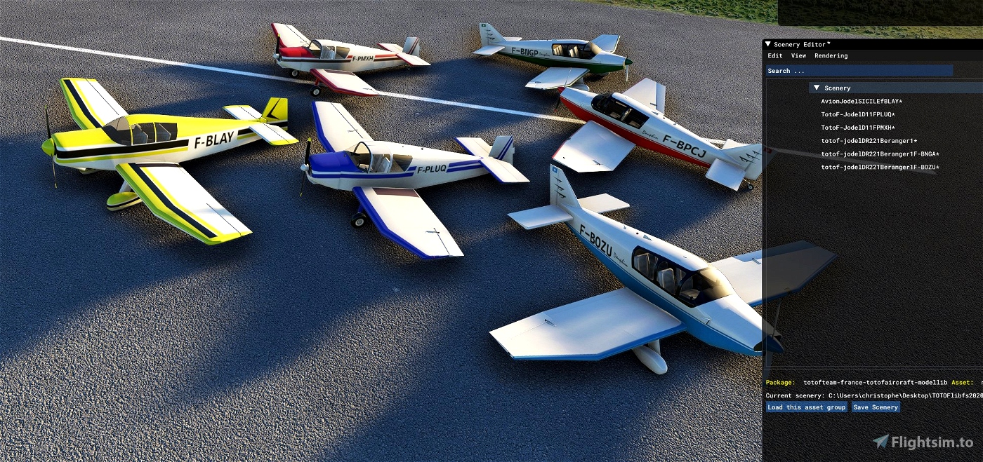 totof- aircraft library v4 Microsoft Flight Simulator