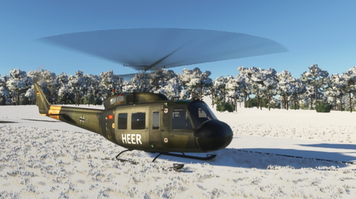 Uh-1D German Army "Heeresflieger" in the 1970- 1980