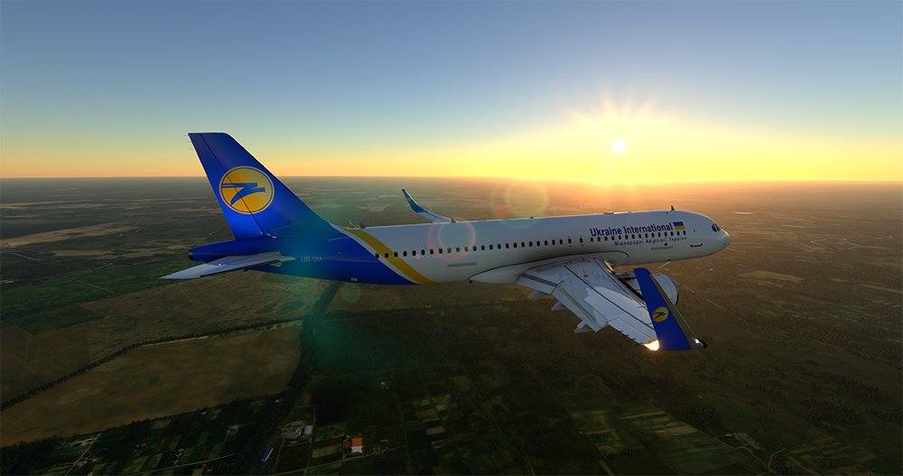 [8K] Airbus A320neo Ukraine International Airlines (UIA) - Image 1