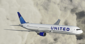 United Airlines "2019 livery" "N66056" CaptainSim 767-400ER thumbnail 10