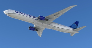 United Airlines "2019 livery" "N66056" CaptainSim 767-400ER thumbnail 14