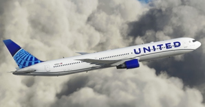 United Airlines "2019 livery" "N66056" CaptainSim 767-400ER thumbnail 18