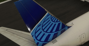 United Airlines "2019 livery" "N66056" CaptainSim 767-400ER thumbnail 8