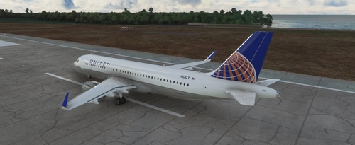 United Airlines Airbus A320neo livery