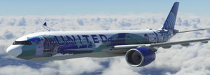 UNITED AIRLINES Her Art NewYork/NewJersey Livery 8K  (FICTIONAL) thumbnail 9