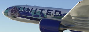 UNITED AIRLINES Her Art NewYork/NewJersey Livery 8K  (FICTIONAL) thumbnail 6