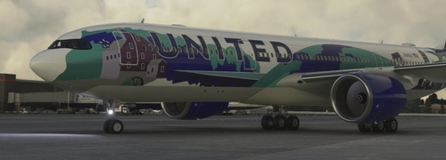 UNITED AIRLINES Her Art NewYork/NewJersey Livery 8K (FICTIONAL)
