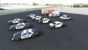 US Emergency Vehicle Pack Low Poly thumbnail 8