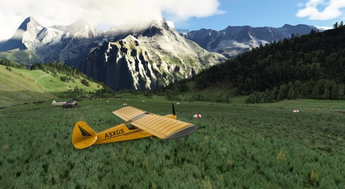 Winterflugfeld Blumenthal (Mürren) - LSVB