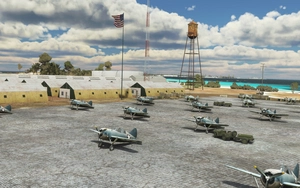 WW2 Naval Air Station Midway - circa 1942 thumbnail 17