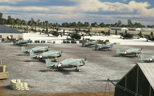 WW2 Naval Air Station Midway - circa 1942 thumbnail 14