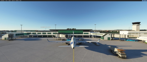 Yamaguch Ube Airport in Japan