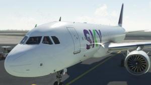 [8K] FBW A32NX Sky Airline CC-AZO thumbnail 4