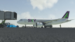 [8K] FBW A32NX Sky Airline CC-AZO thumbnail 3