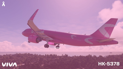 [8K] FBW A32NX Viva Air Colombia "Go Pink" HK-5378