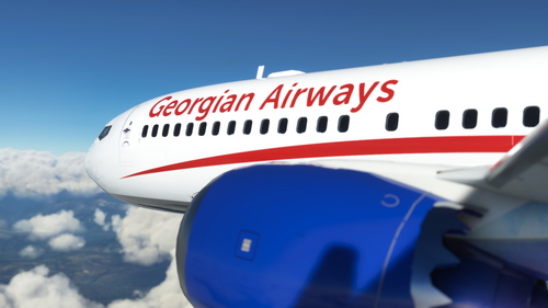 [8K] Georgian Airways Boeing 737