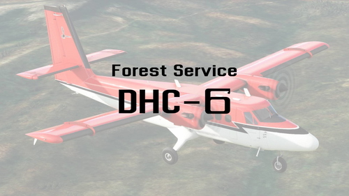 Aerosoft DHC-6 "Forest Service" Livery