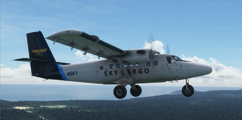 Aerosoft's Twin Otter Tundra Cargo in SkyCargo livery