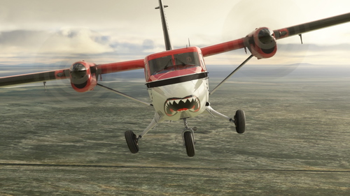 Aerosoft Twin Otter Generic Red "Shark Mouth"