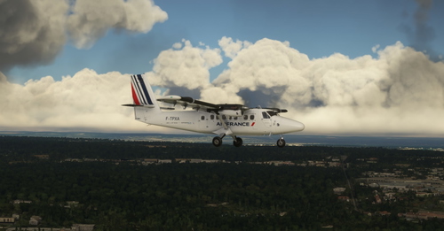 Air france "2021 livery" "Lognes-Emerainville" DHC-6-300WP Twin Otter