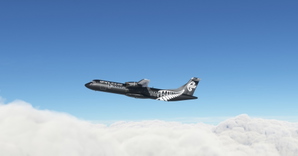 Air New Zealand "black livery" ATR 72-600 Community Version thumbnail 1