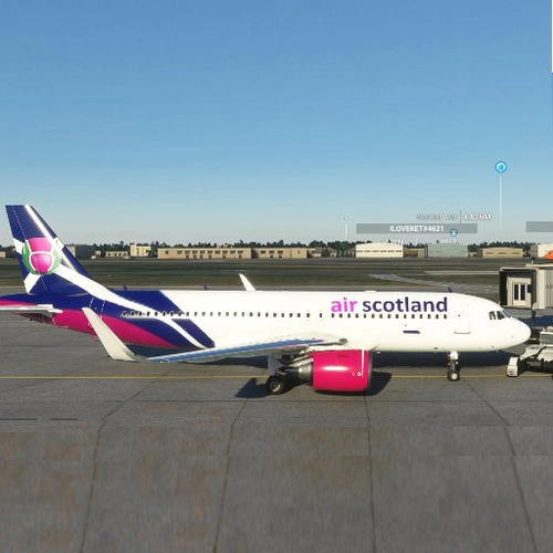Air Scotland Thistle (A320Neo)