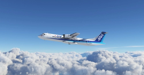 All Nippon Airways / ANA "2010 livery" ATR 72-600 Community Version