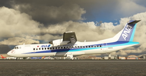 All Nippon Airways / ANA "2010 livery" ATR 72-600 Community Version thumbnail 2