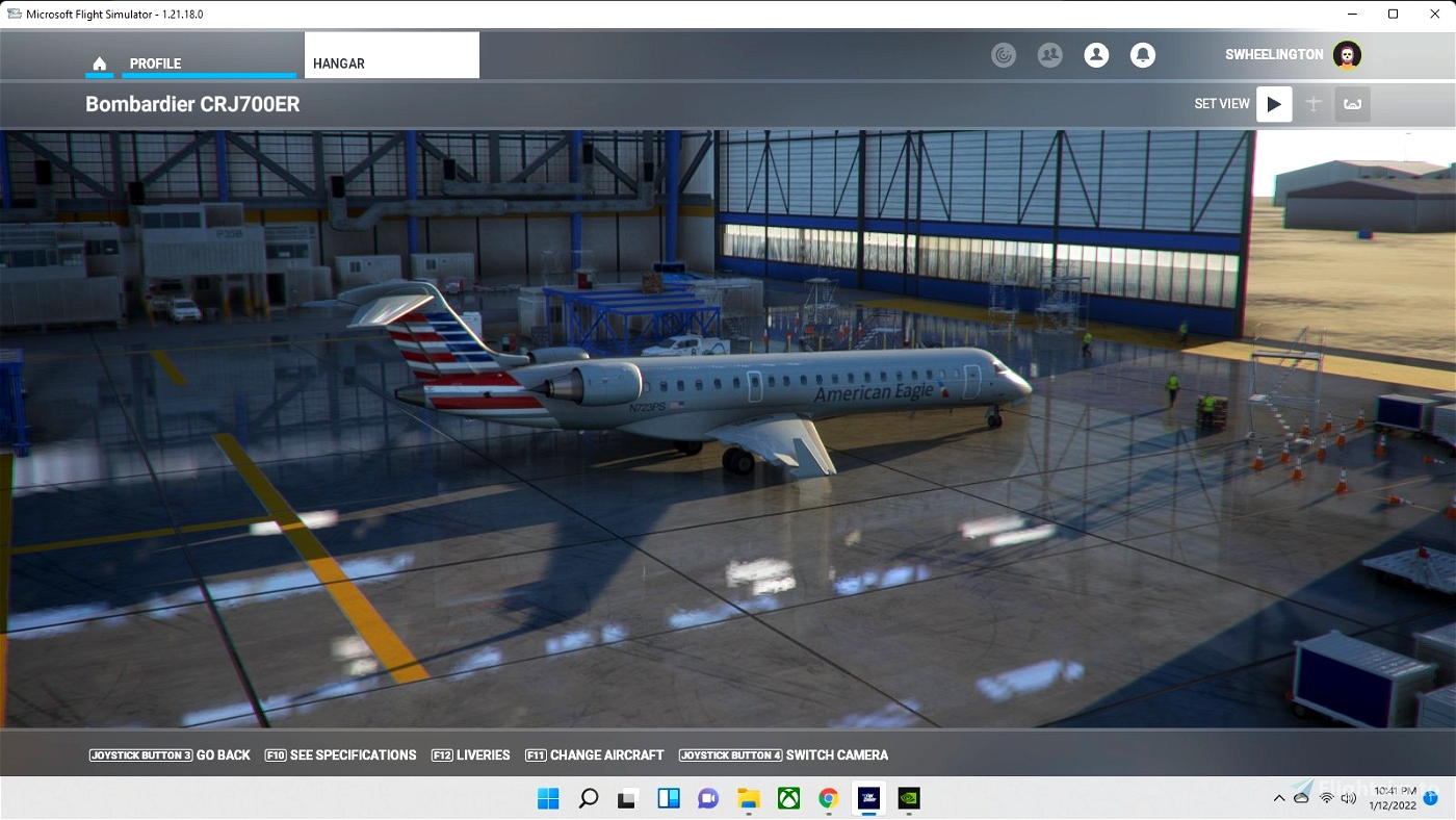 AMERICAN EAGLE PSA N723PS Microsoft Flight Simulator
