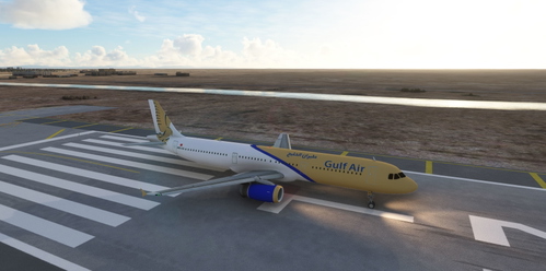 AMP A321 Livery Gulf Air