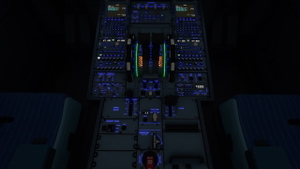 Blue Cockpit lights and White LCD for standard A320neo thumbnail 1