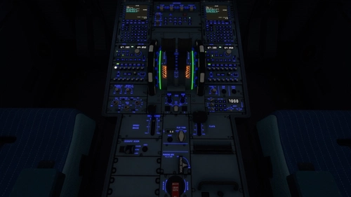 Blue Cockpit lights and White LCD for standard A320neo