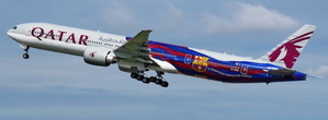 Boeing 787-10 Qatar Barcelona Livery thumbnail 6