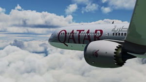 Boeing 787-10 Qatar Barcelona Livery thumbnail 4