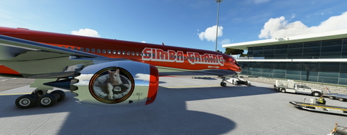 BOEING 787 SIMBA GAMING LIVERY 8K(REQUESTED)