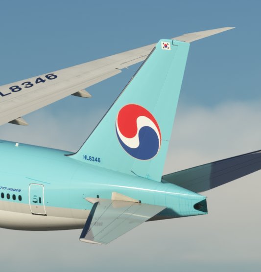  Captainsim 777-300ER Korean Air HL8346 ''200th Boeing'' - Image 1