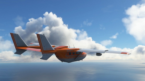 Carenado Cessna Skymaster 2 Orange