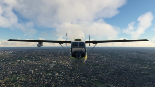 Carenado Cessna Skymaster 2 Yellow and Black