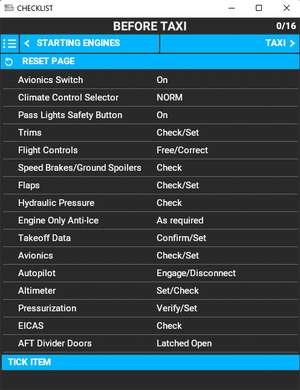 Cessna Citation CJ4 - Ingame Checklist thumbnail 5